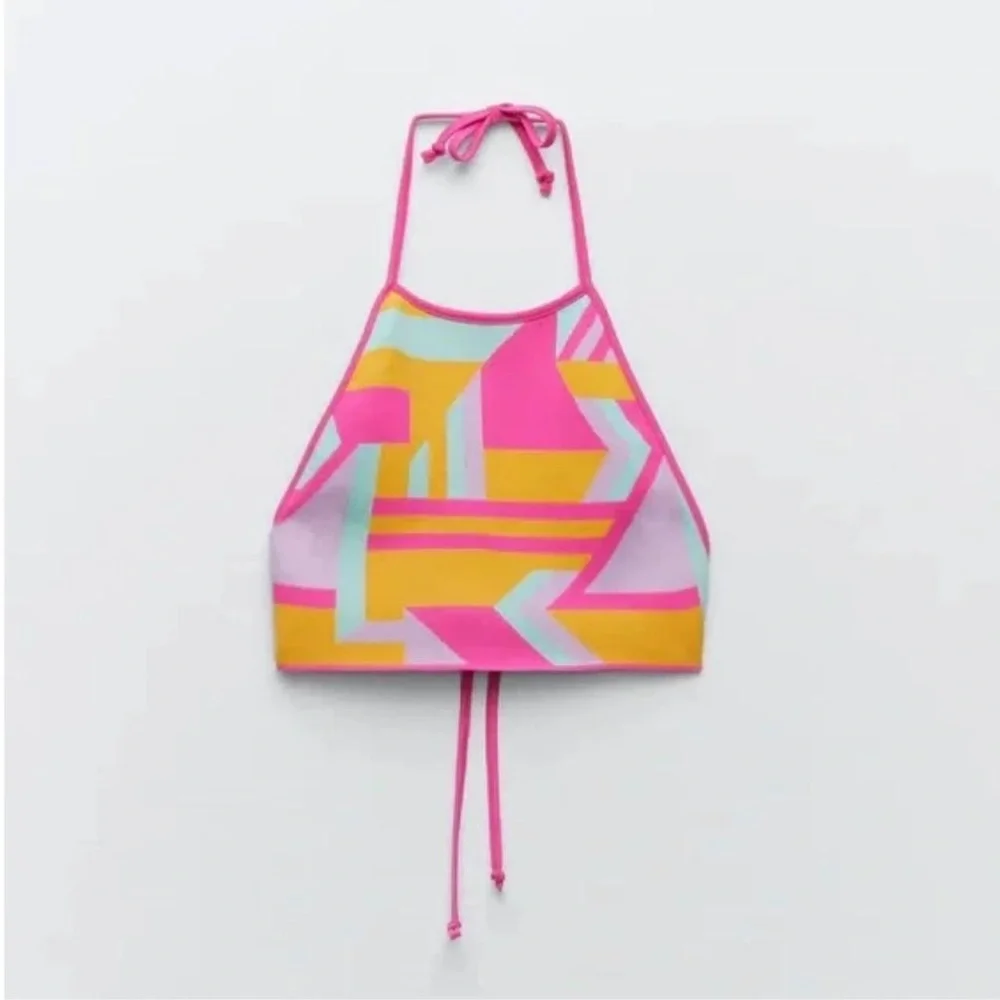 Zara Pink and Orange Bibs Vibrant Accessories